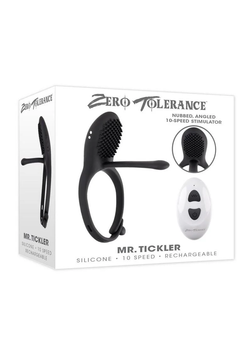 Zero Tolerance Mr. Tickler Rechargeable Cock Ring with Remote Control - Image 4
