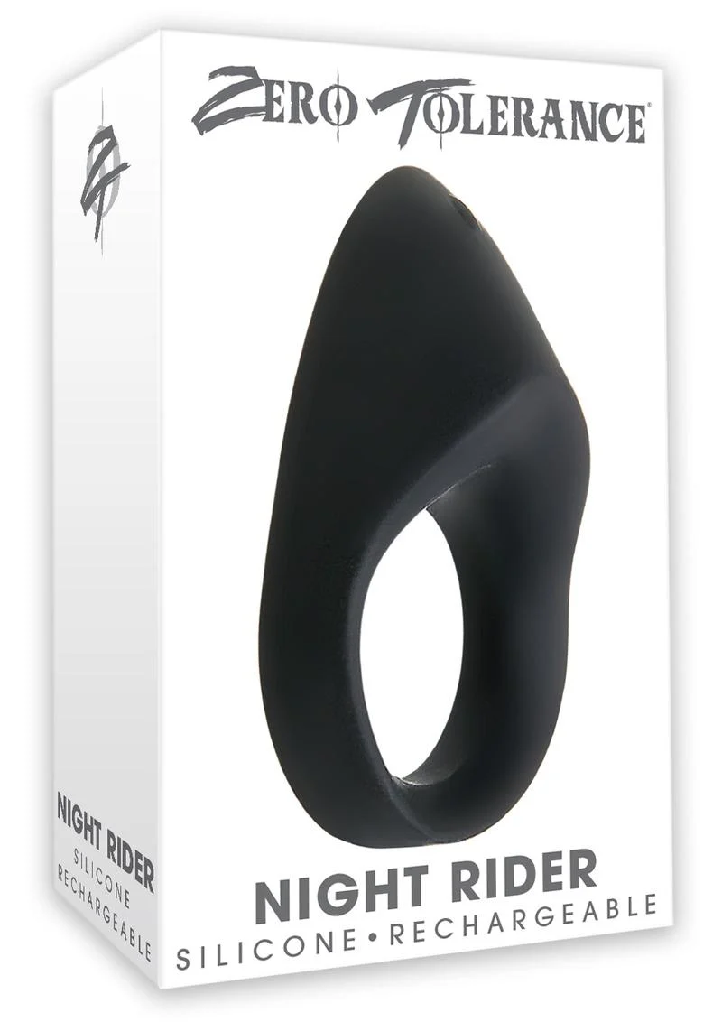 Zero Tolerance Night Rider Rechargeable Silicone Comfortable Cock Ring - Image 3
