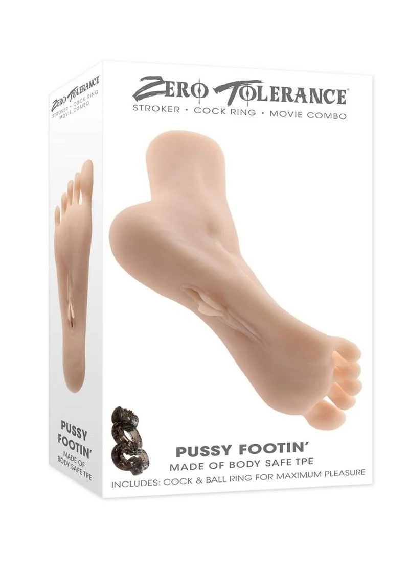 Zero Tolerance Pussy Footin’ Masturbator with Cock & Ball Ring - Image 7