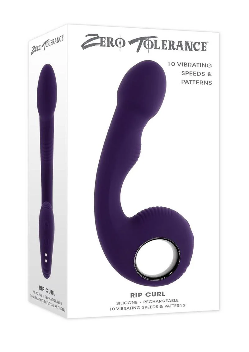Zero Tolerance Rip Curl Rechargeable Silicone Prostate Vibrator - Image 4