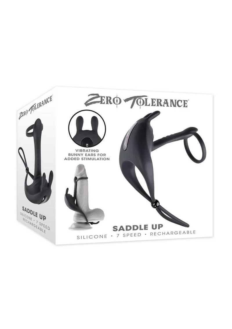 Zero Tolerance Saddle Up Rechargeable Silicone Cock Ring - Image 4