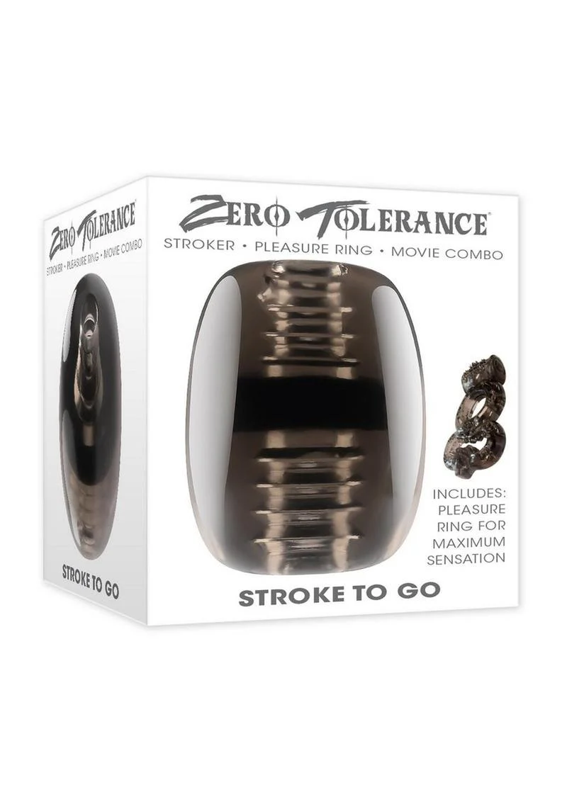 Zero Tolerance Stroke to Go Dual-End Masturbator with Pleasure Ring - Image 4