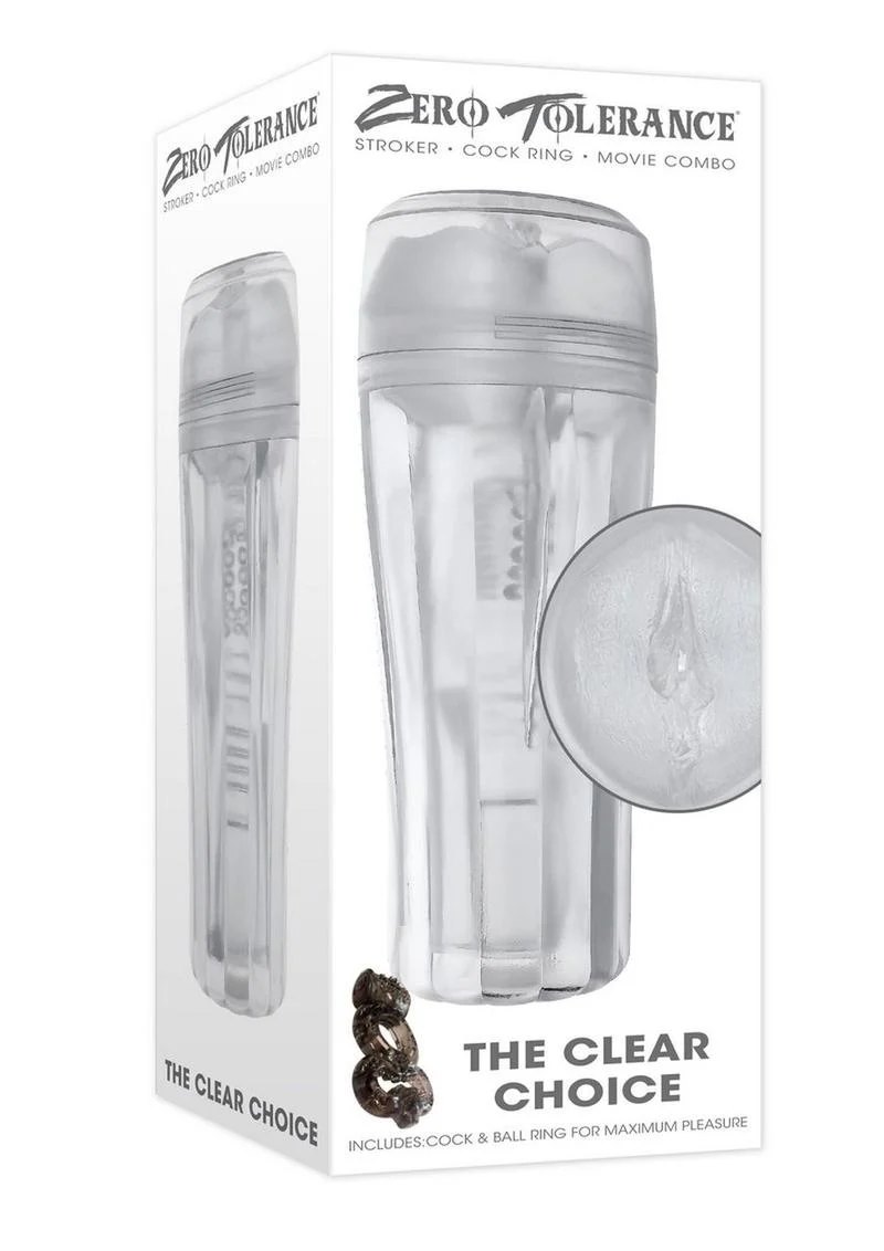 Zero Tolerance The Clear Choice Stroker with Cock And Ball Ring - Image 4
