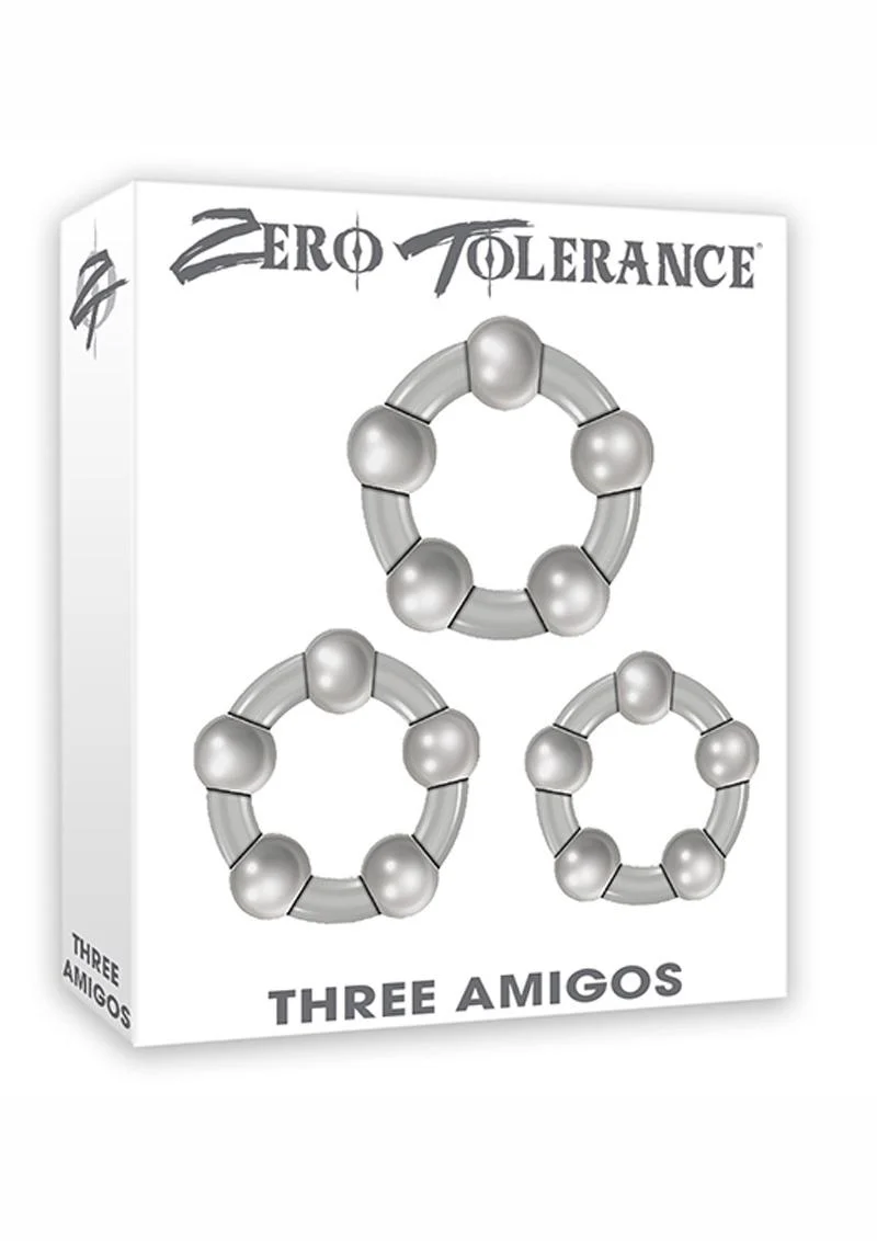 Zero Tolerance Three Amigos Beaded Cock Ring Kit - Image 2