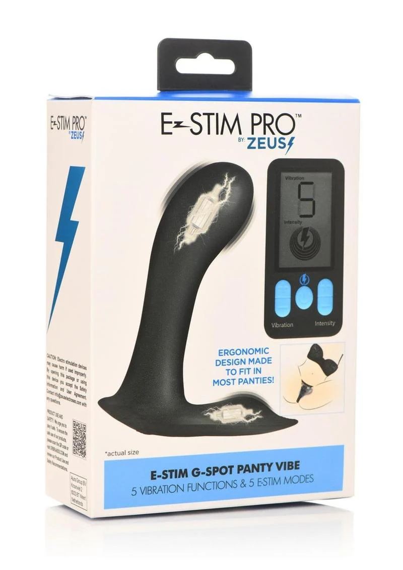 Zeus E-Stim Pro G-Spot Panty Vibe With Remote Control - Image 4