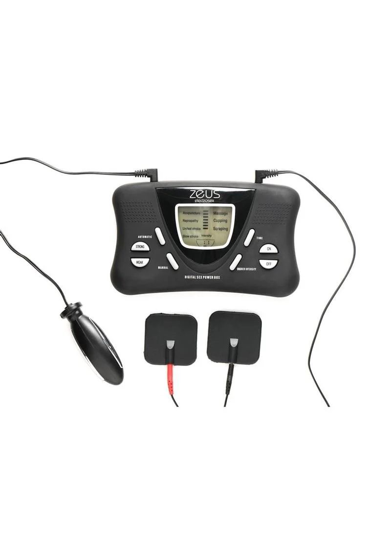 Zeus Electrosex Deluxe E Stim Kit Power Box Anal Plug - Image 2