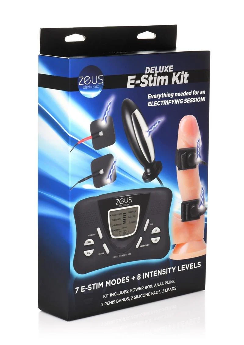 Zeus Electrosex Deluxe E Stim Kit Power Box Anal Plug - Image 4