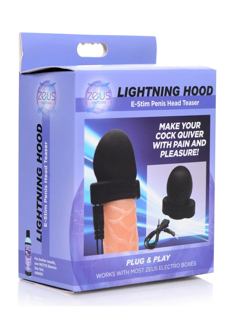 Zeus Electrosex Lightning Hood E-Stim Silicone Penis Head Teaser - Image 4