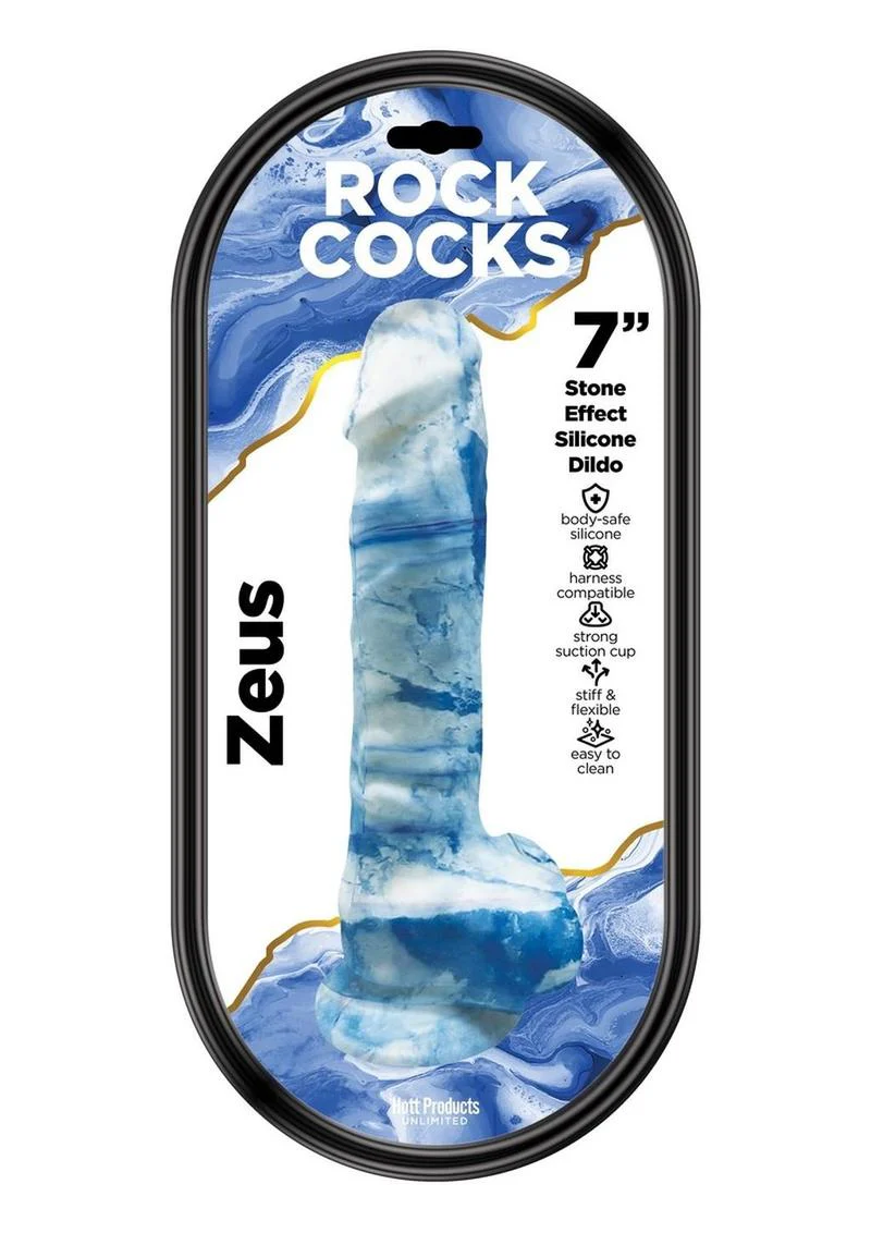 Zeus Rock Cocks Stone Effect Silicone Dildo - Image 2