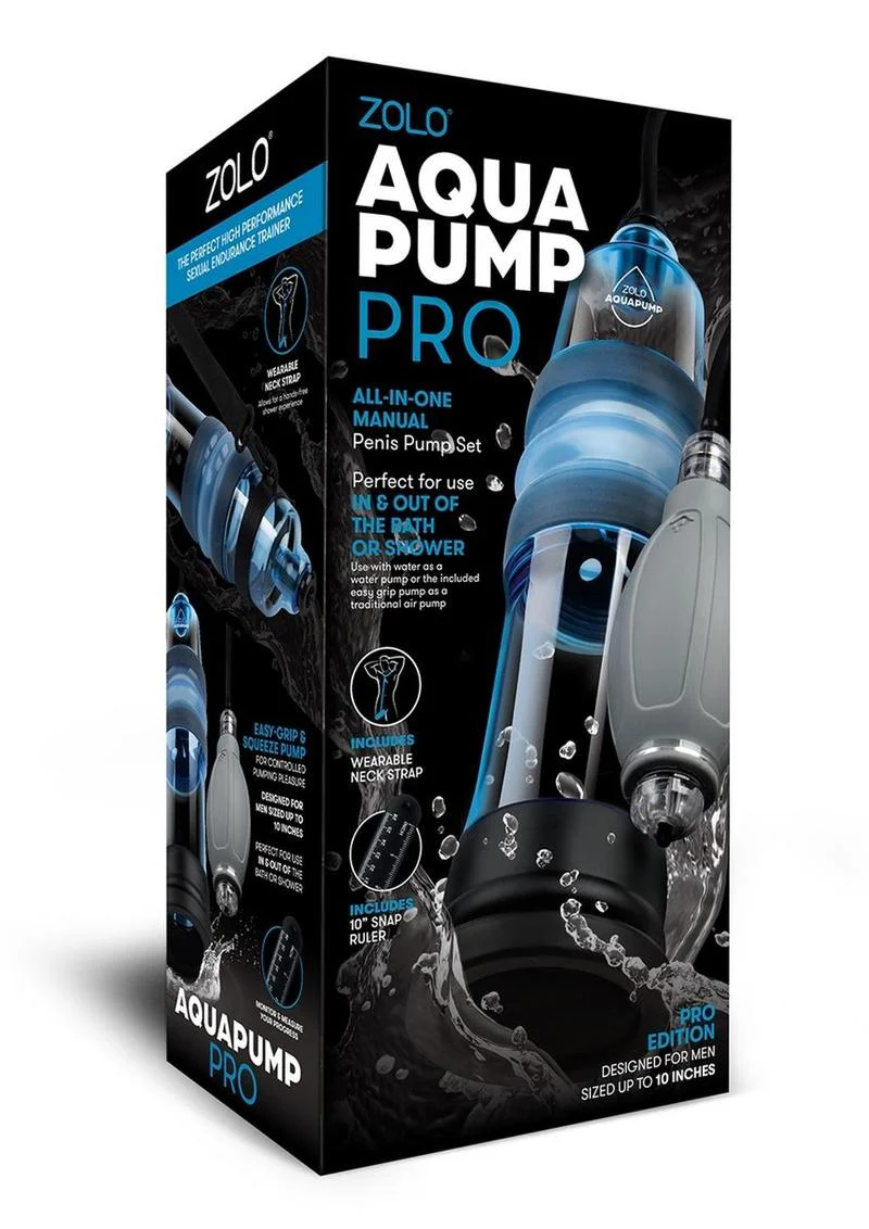 Zolo Aqua Pump Pro All-in-One Manual Penis Pump - Image 4