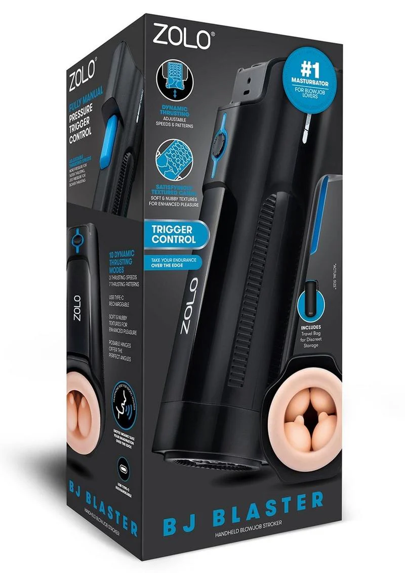 Zolo BJ Blaster Handheld Blowjob Stroker - Image 4