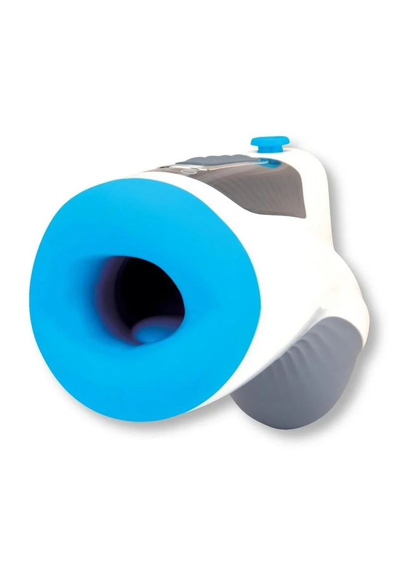 ZOLO Blow Gun Full Shaft Rechargeable Silicone Male Masturbator - Image 2