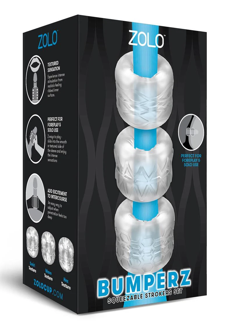 Zolo Bumperz Squeezable Strokers Set - Image 2