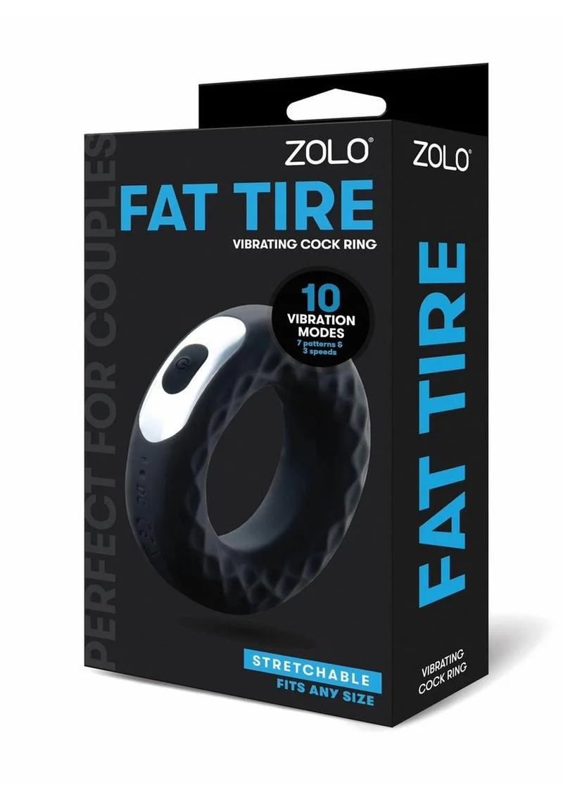 Zolo Fat Tire Vibrating Cock Ring - Image 3