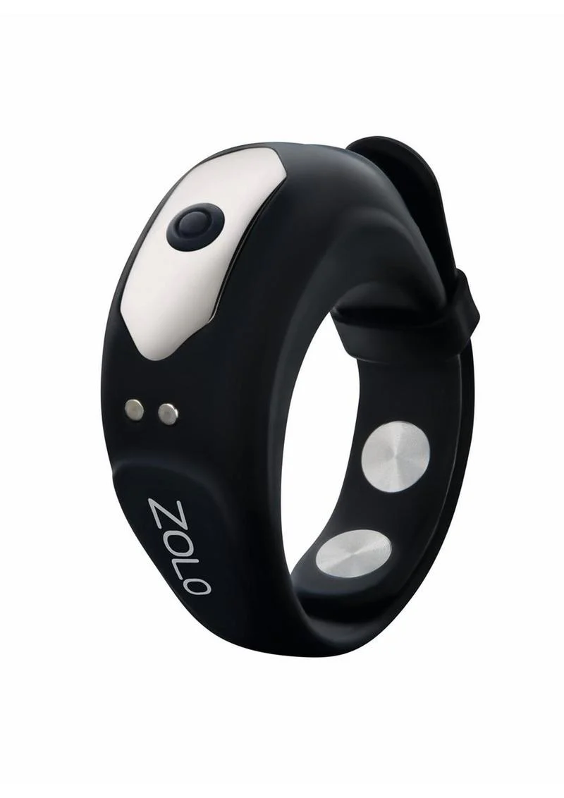 Zolo Fit Rite Vibrating Cock Ring With Snaps
