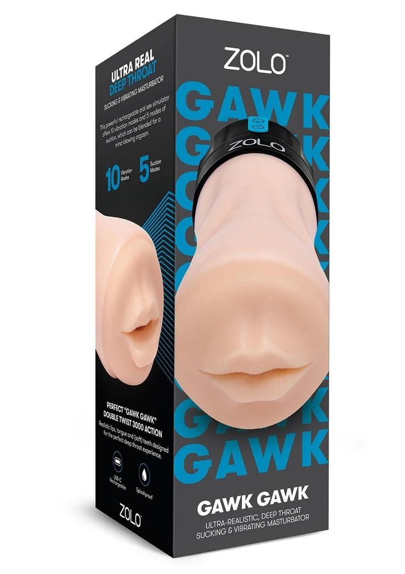 Zolo Gawk Gawk Deep Throat Vibrating Masturbator - Image 4