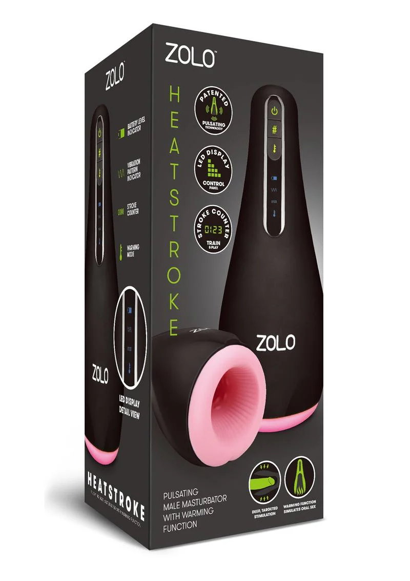 ZOLO Heatstroke Pulsating Male Masturbator with Warming Function - Image 2