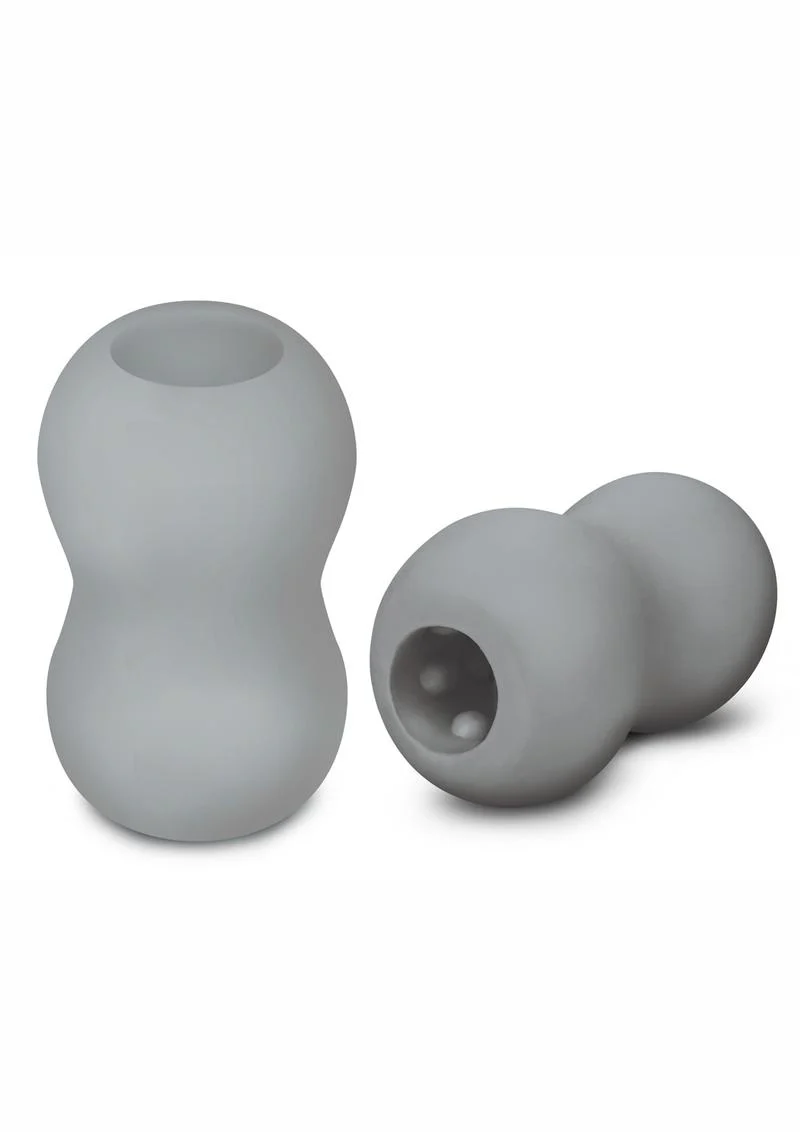 Zolo Mini Double Bubble Squeezable And Textured Masturbator - Image 2