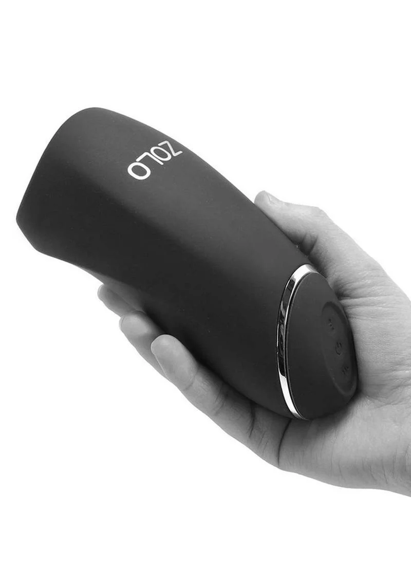 ZOLO Stick Shift Squeezable Vibrating And Thrusting Male Stimulator - Image 3